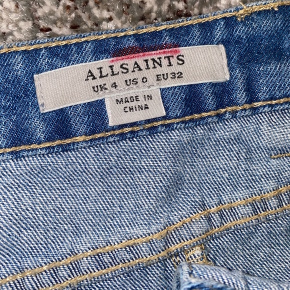 All Saints Denim Skirt - Picture 3 of 6